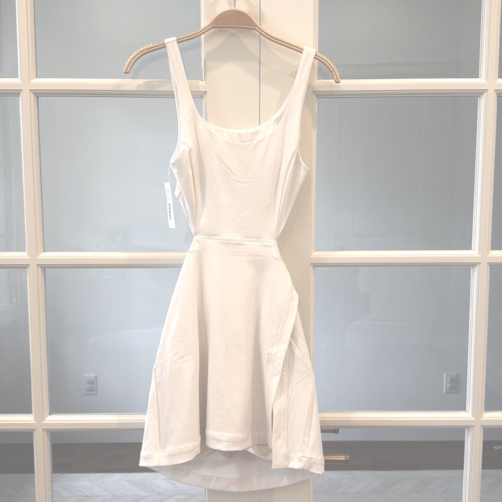 NEW outdoor voices tennis dress white